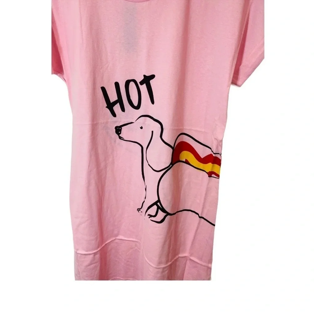 Sausage Dog / Dachshund Weiner Doxie  Ladies Night Dress ~  Gift 🐾 medium - Picture 2 of 6